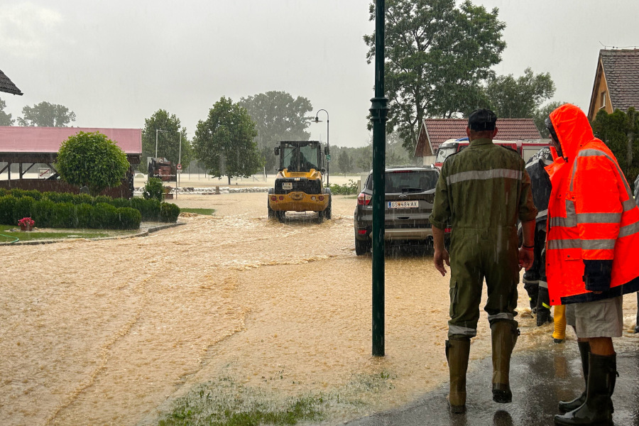 Hochwasser in Bildein, 09.-11.06.2024