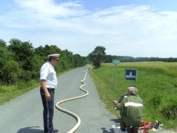 Waldbrand in Eberau, 15.06.2009