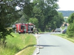 Waldbrand in Eberau, 15.06.2009