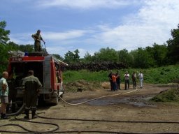 Waldbrand in Eberau, 15.06.2009