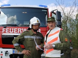 Abschnittsübung mit der FF Dt. Schützen, 21.04.2012