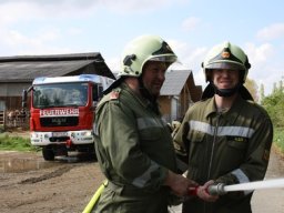 Abschnittsübung mit der FF Dt. Schützen, 21.04.2012