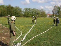 Abschnittsübung mit der FF Dt. Schützen, 21.04.2012