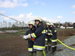 Abschnittsübung mit der FF Dt. Schützen, 21.04.2012