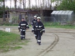 Abschnittsübung mit der FF Dt. Schützen, 21.04.2012