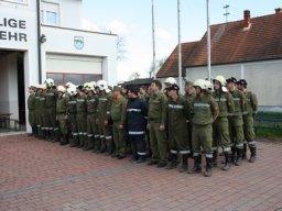 Abschnittsübung mit der FF Dt. Schützen, 21.04.2012