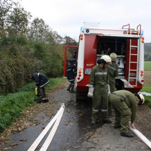 Abschnittsübung in Kr. Ehrensdorf, 25.10.2014